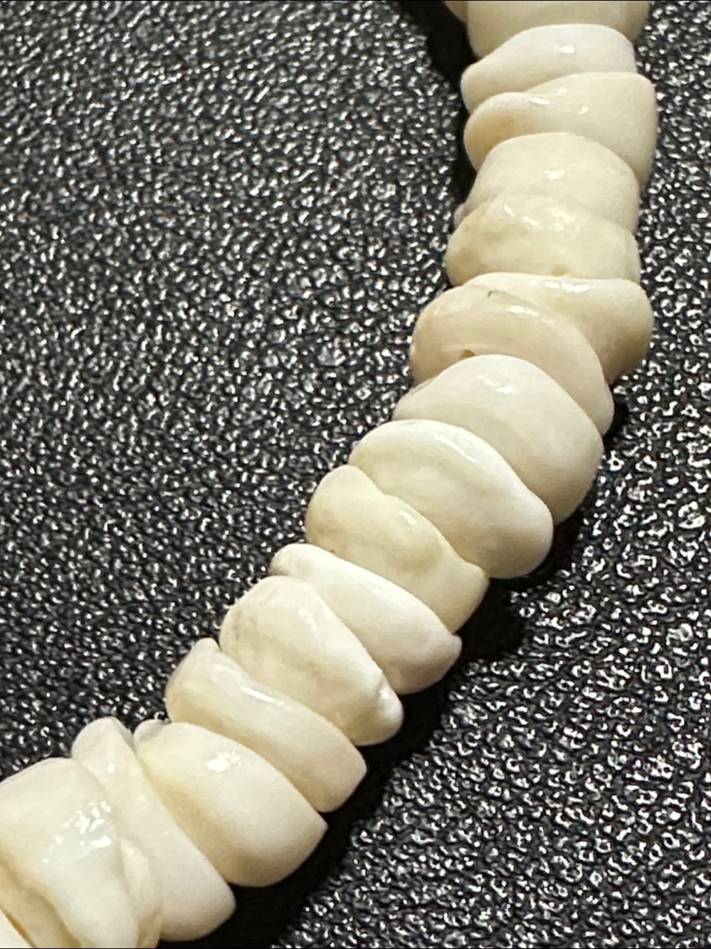 White Puka Shell Vintage Necklace - Picture 4 of 11